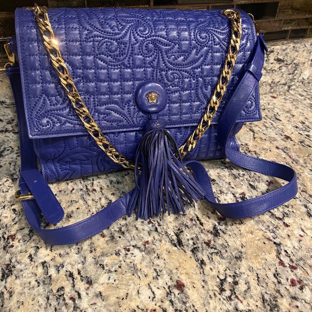 Authentic Versace Vanitas crossbody bag. Please check Picture 14 for the damage - Picture 15 of 16